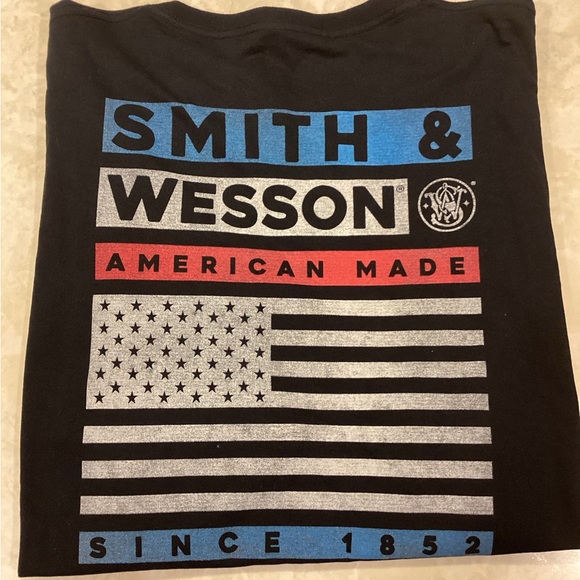 Specialty House Fashion Other - SMITH & WESSON Men’s Black Graphic T-Shirt Tee Short Sleeve Sz XXXL